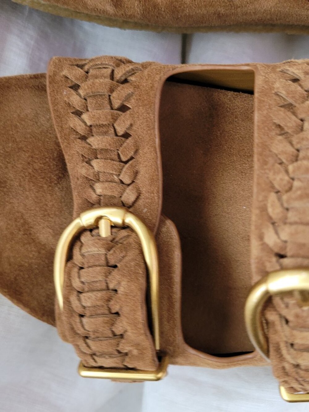 Veronica Beard Paige Sandal In Hazelwood - Picture 13 of 15
